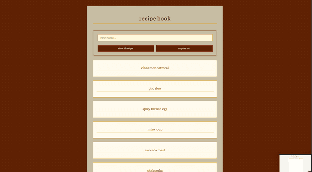 Recipe Website